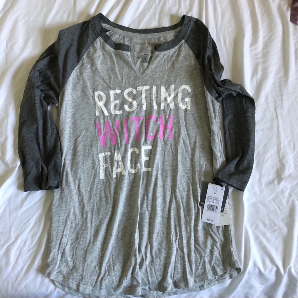 Womens 3/4 Halloween tee